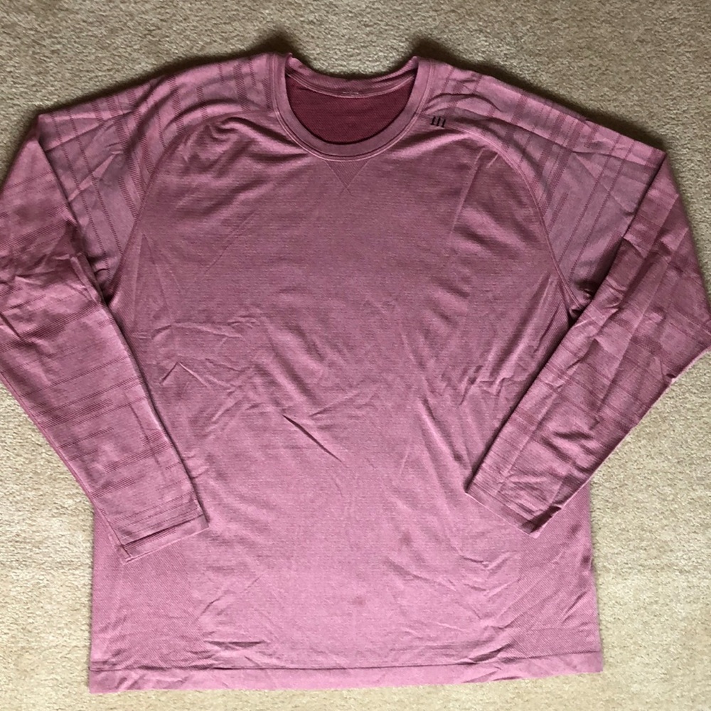 Lululemon athletica Men’s XXL Red Long Sleeve Shirt